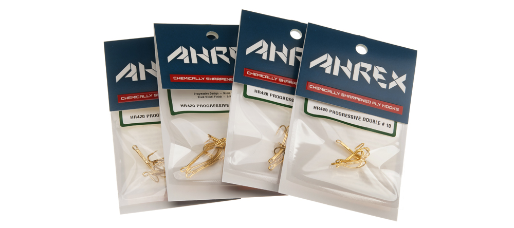 Ahrex Hr420 Gold Double #10 Fly Tying Hooks Gold Long Shank Tying Double Slightly Curved